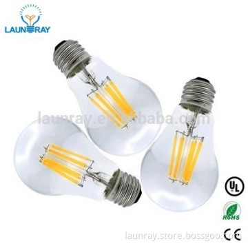 Australia approval LED bulb edison 6W 660lm Led filament bulb 6W led dimmable